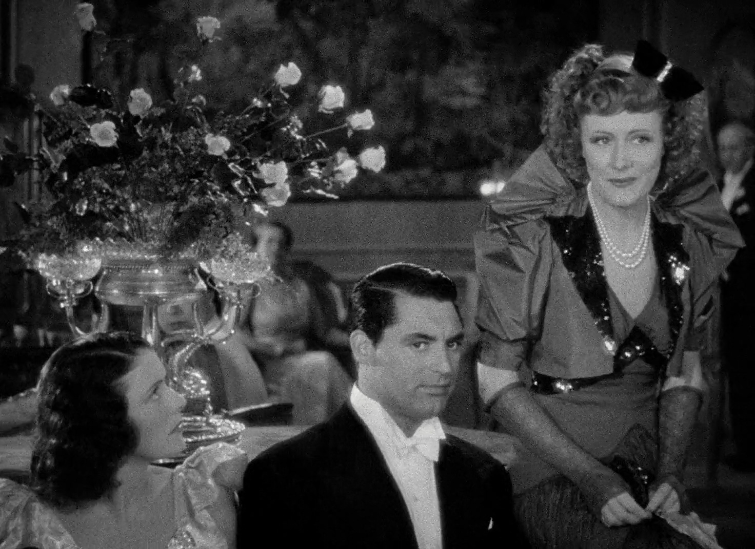 Cary Grant, Irene Dunne, and Molly Lamont in The Awful Truth (1937)