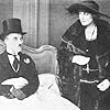 Charles Chaplin and Edna Purviance in The Idle Class (1921)