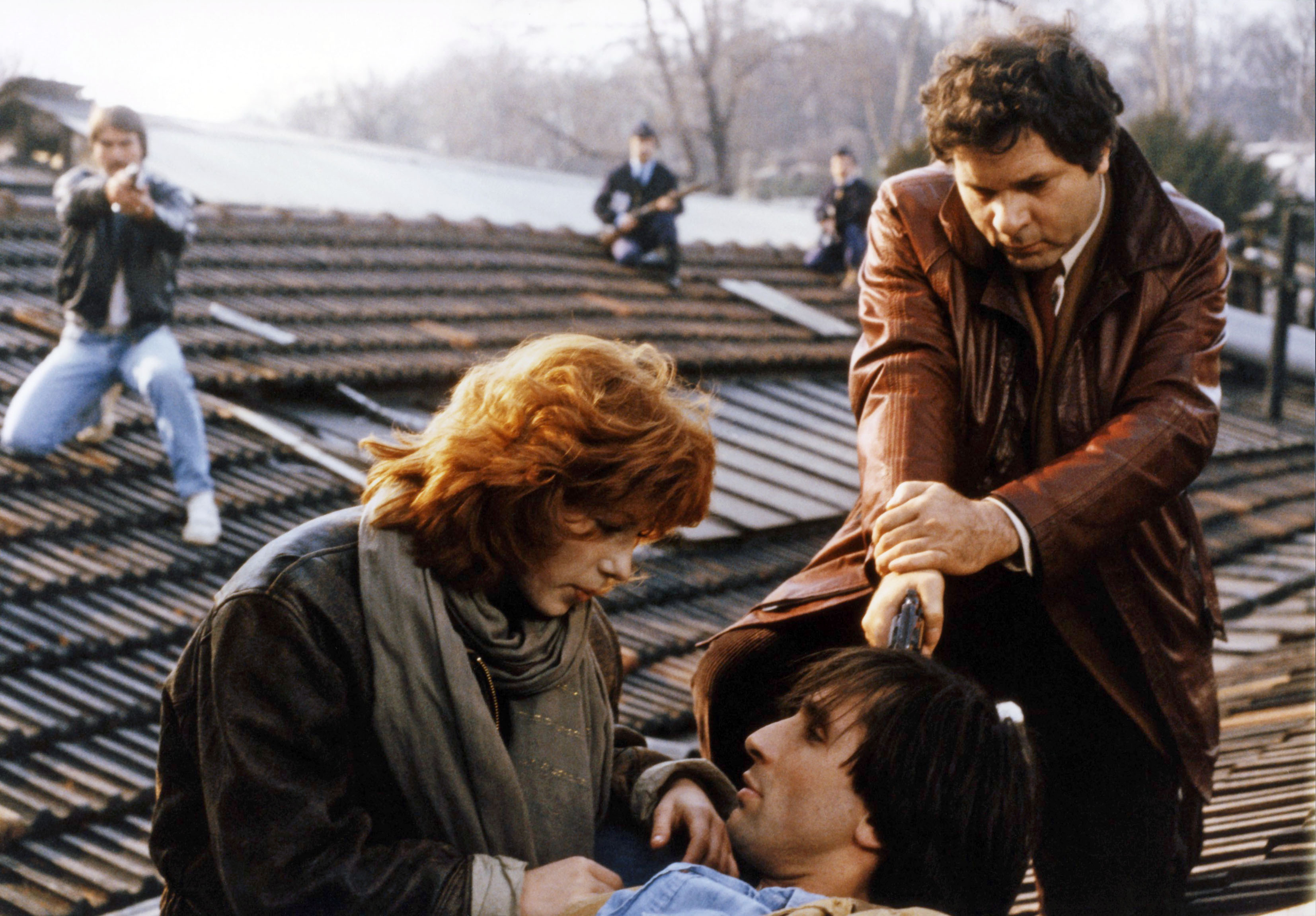 Christian Bouillette, Véronique Genest, and Thierry Lhermitte in Légitime violence (1982)