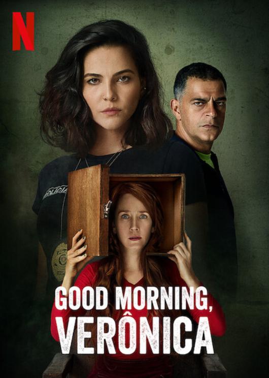 Eduardo Moscovis, Camila Morgado, and Tainá Müller in Good Morning, Verônica (2020)