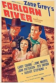 Buster Crabbe, June Martel, and John Patterson in Forlorn River (1937)