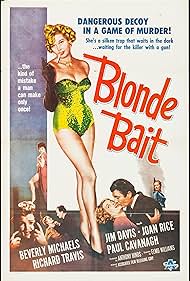 Jim Davis and Beverly Michaels in Blonde Bait (1956)