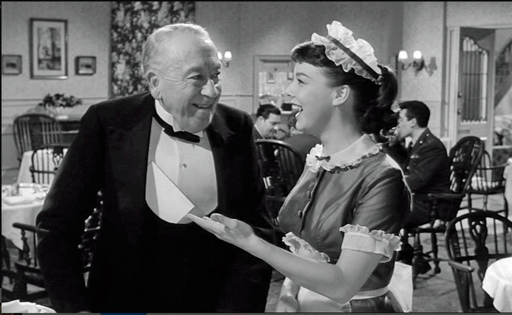 Gordon Harker and Janet Munro in Small Hotel (1957)