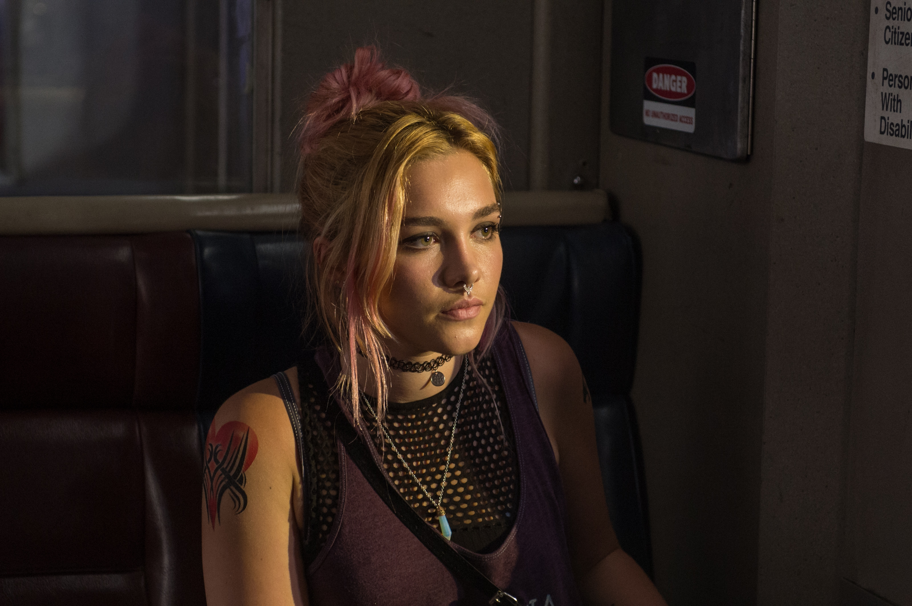 Florence Pugh in The Commuter (2018)