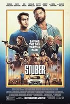 Mira Sorvino, Steve Howey, Dave Bautista, Natalie Morales, Betty Gilpin, Karen Gillan, Iko Uwais, Kumail Nanjiani, and Jimmy Tatro in Stuber (2019)