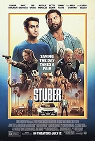 Mira Sorvino, Steve Howey, Dave Bautista, Natalie Morales, Betty Gilpin, Karen Gillan, Iko Uwais, Kumail Nanjiani, and Jimmy Tatro in Stuber (2019)