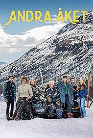 Lena T. Hansson, Jakob Setterberg, Elsa Forsberg, Mattias Fransson, Sanna Sundqvist, and William Spetz in Andra åket (2018)