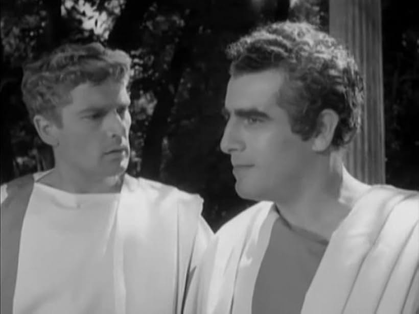 Jean Chevrier and Georges Marchal in The Affairs of Messalina (1951)