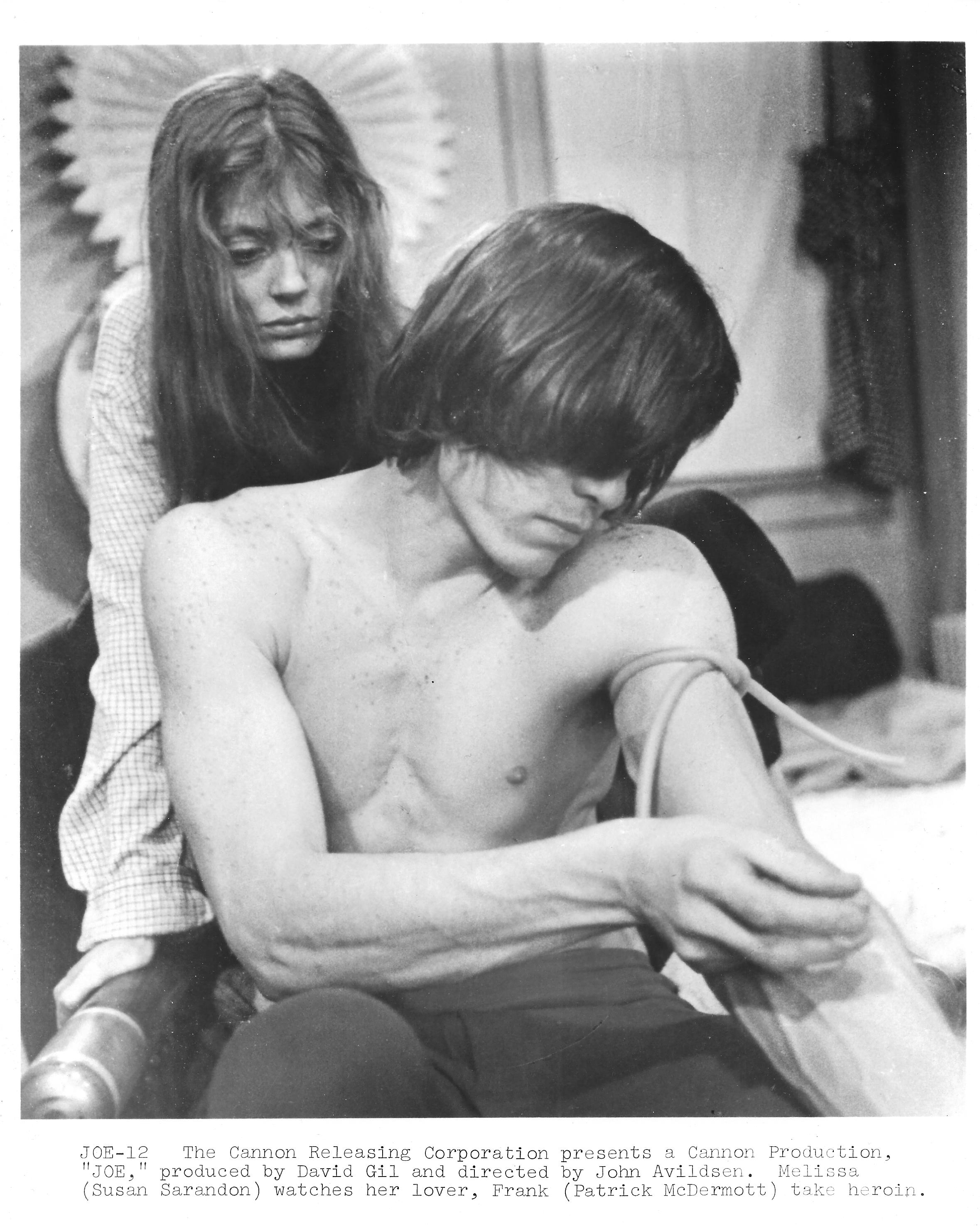 Susan Sarandon and Patrick McDermott in Joe (1970)