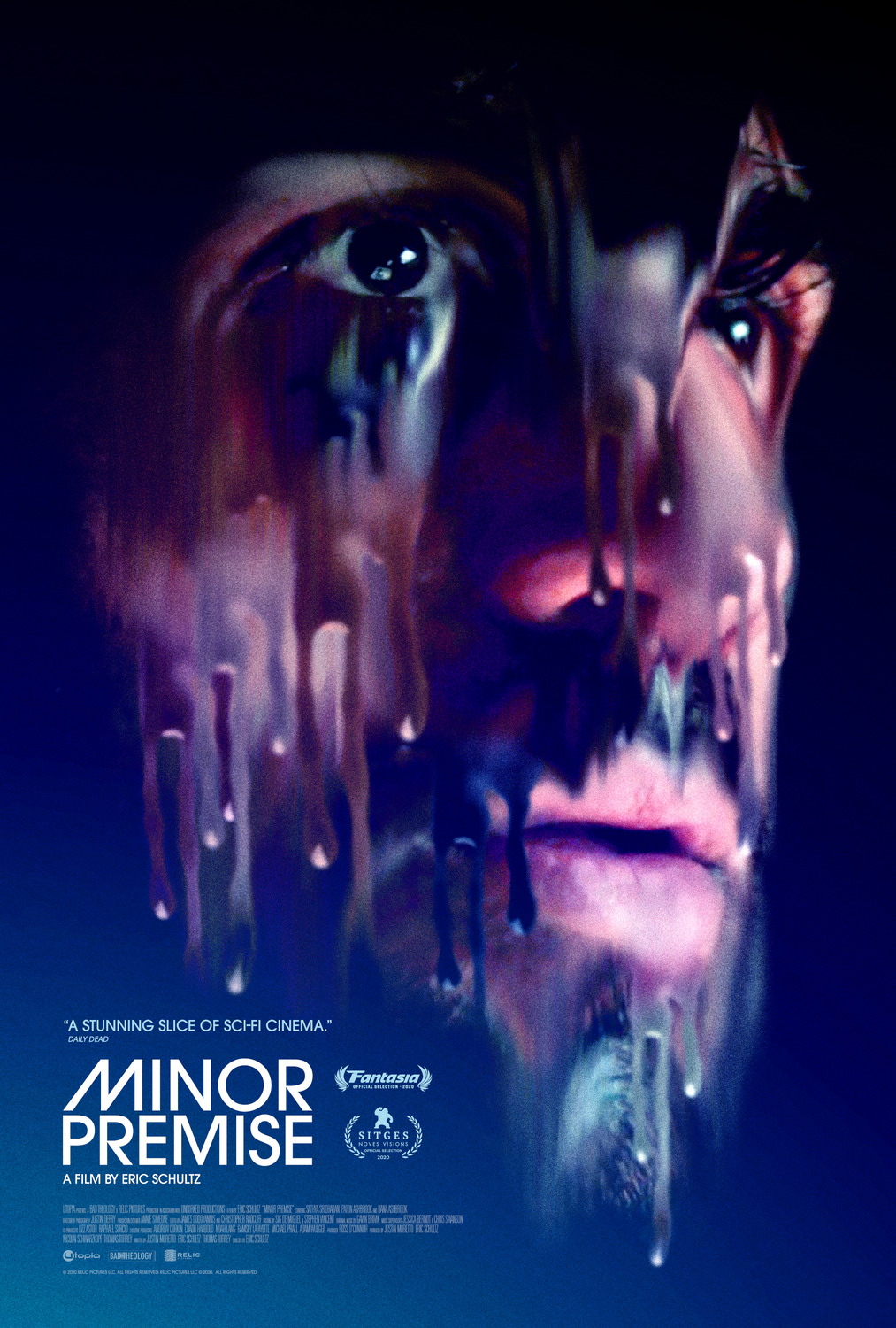 Dana Ashbrook, Purva Bedi, E.J. Carroll, Paton Ashbrook, Alex Breaux, and Sathya Sridharan in Minor Premise (2020)