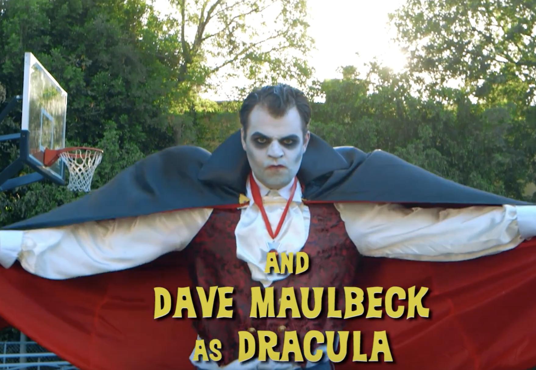 Dave Maulbeck as Dracula in Dracula Goes to Camp