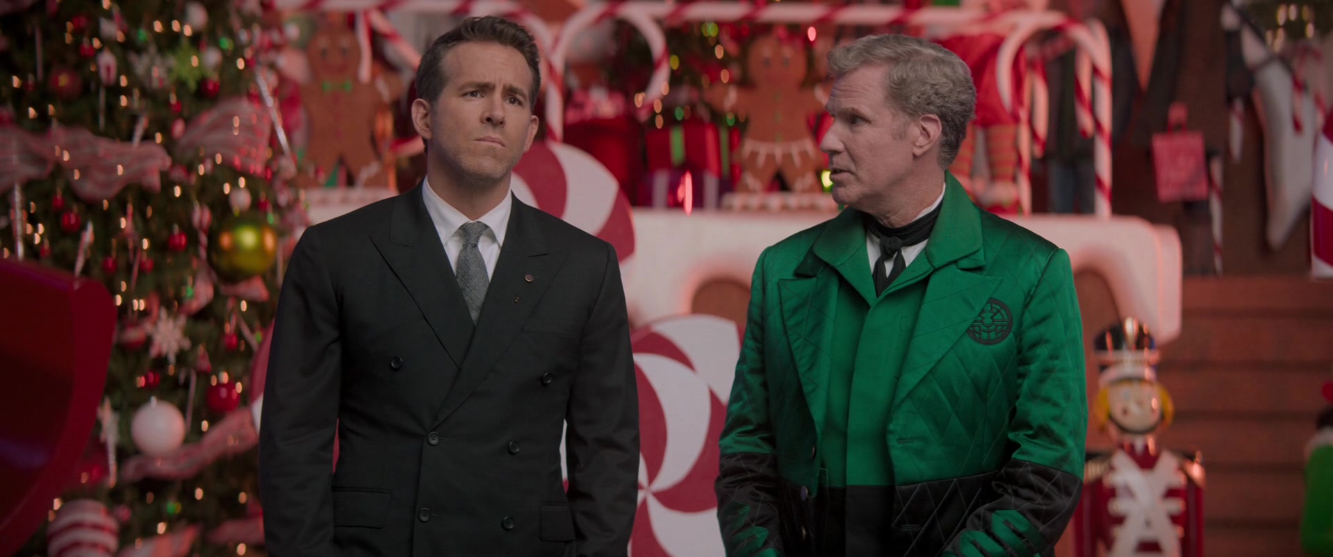 Will Ferrell and Ryan Reynolds in Spirited (2022)