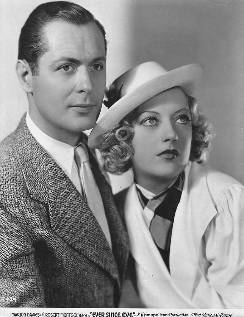 Marion Davies and Robert Montgomery in Ever Since Eve (1937)