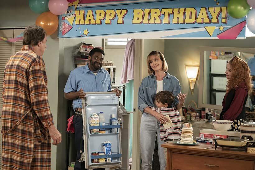 Kevin Nealon, Erinn Hayes, Ron Funches, Jason David, and Sadie Stanley in Oh, Harry! (2020)