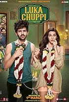 Kartik Aaryan and Kriti Sanon in Luka Chuppi (2019)