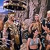 Hedy Lamarr, Angela Lansbury, Victor Mature, George Sanders, and Henry Wilcoxon in Samson and Delilah (1949)