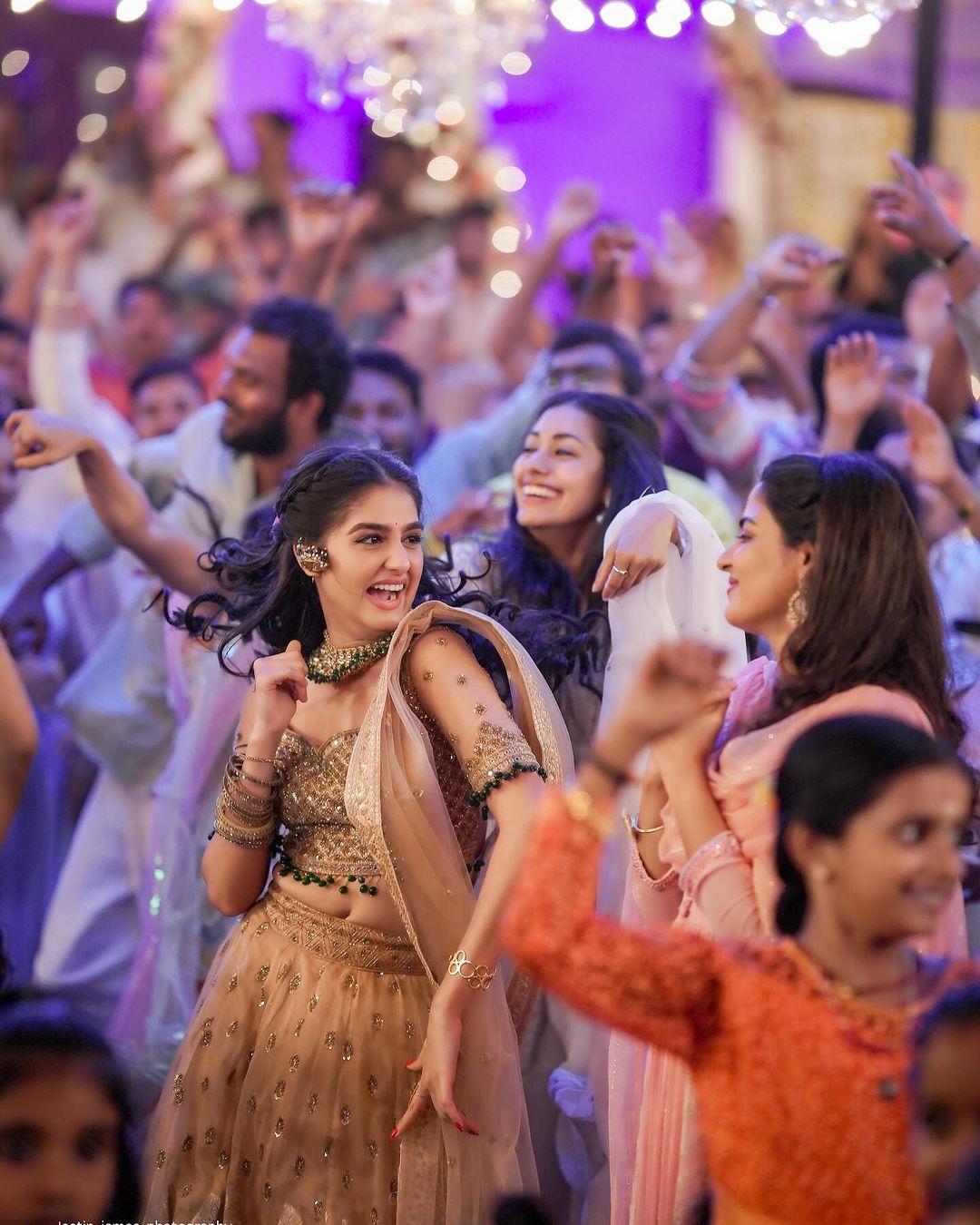 Nikhila Vimal and Anaswara Rajan in Guruvayoor Ambalanadayil (2024)