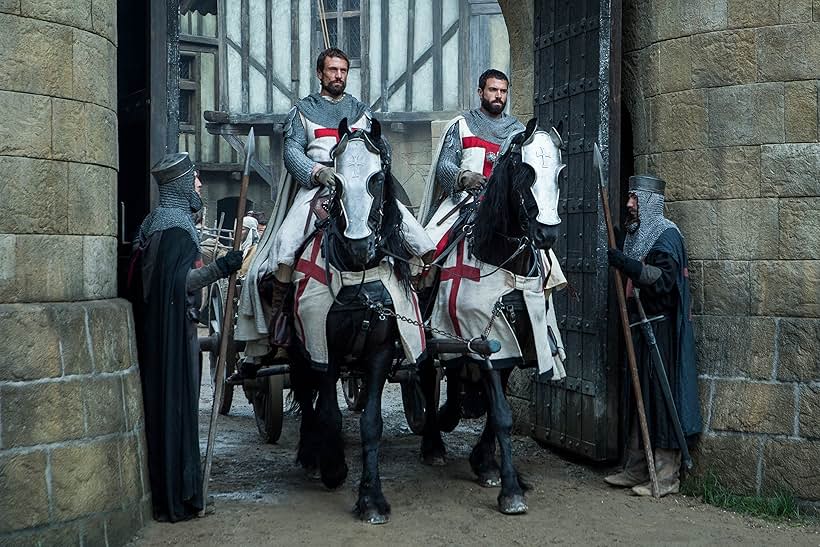 Simon Merrells and Tom Cullen in Knightfall (2017)