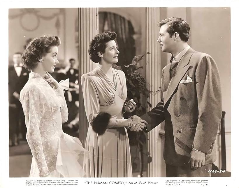 Katharine Alexander, James Craig, and Marsha Hunt in The Human Comedy (1943)