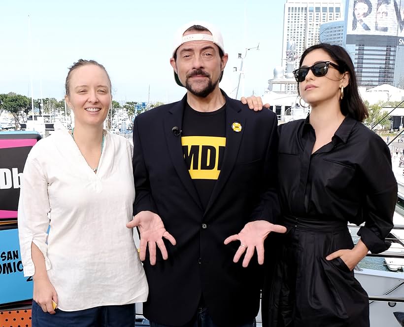 Kevin Smith, Kate Purdy, and Rosa Salazar at an event for IMDb at San Diego Comic-Con (2016)