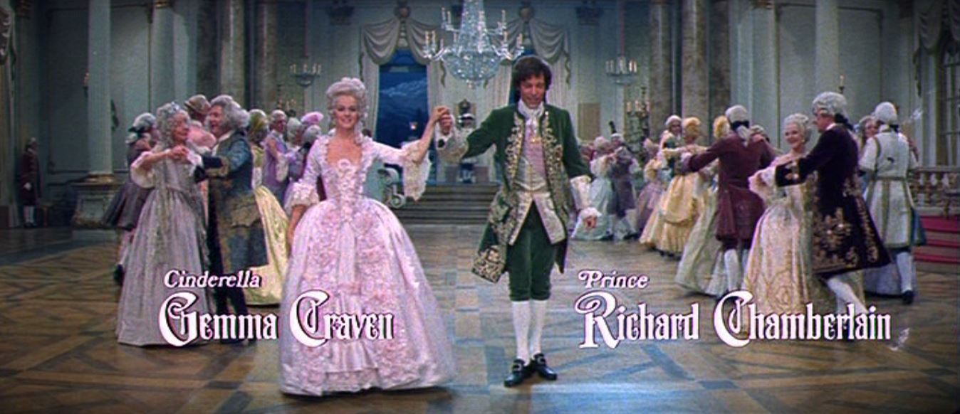 Richard Chamberlain and Gemma Craven in The Slipper and the Rose: The Story of Cinderella (1976)