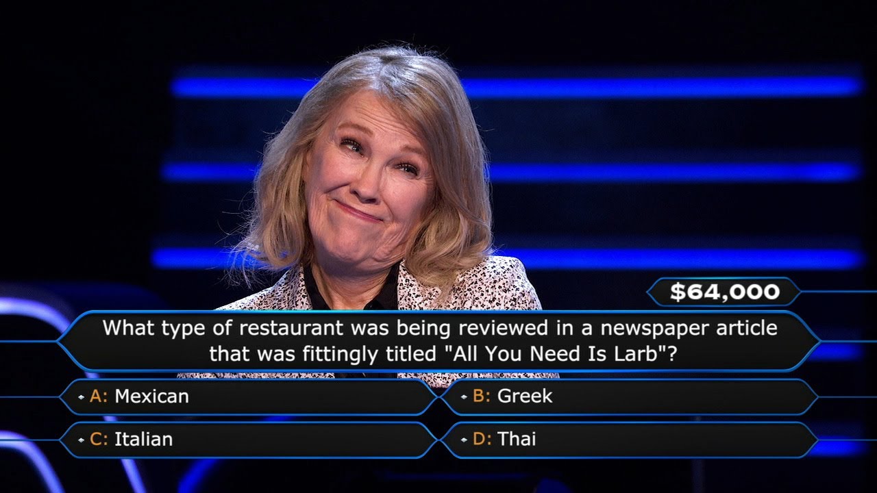 Catherine O'Hara in Who Wants to Be a Millionaire (2020)