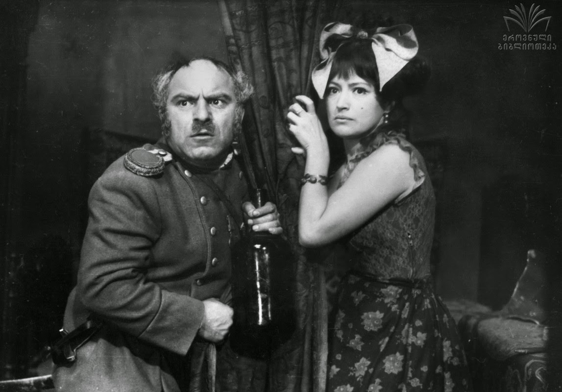 Ariadna Shengelaia and Boris Tsipuria in Sherekilebi (1974)