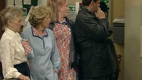 Thelma Barlow, Andrew Dunn, Maxine Peake, and Anne Reid in dinnerladies (1998)