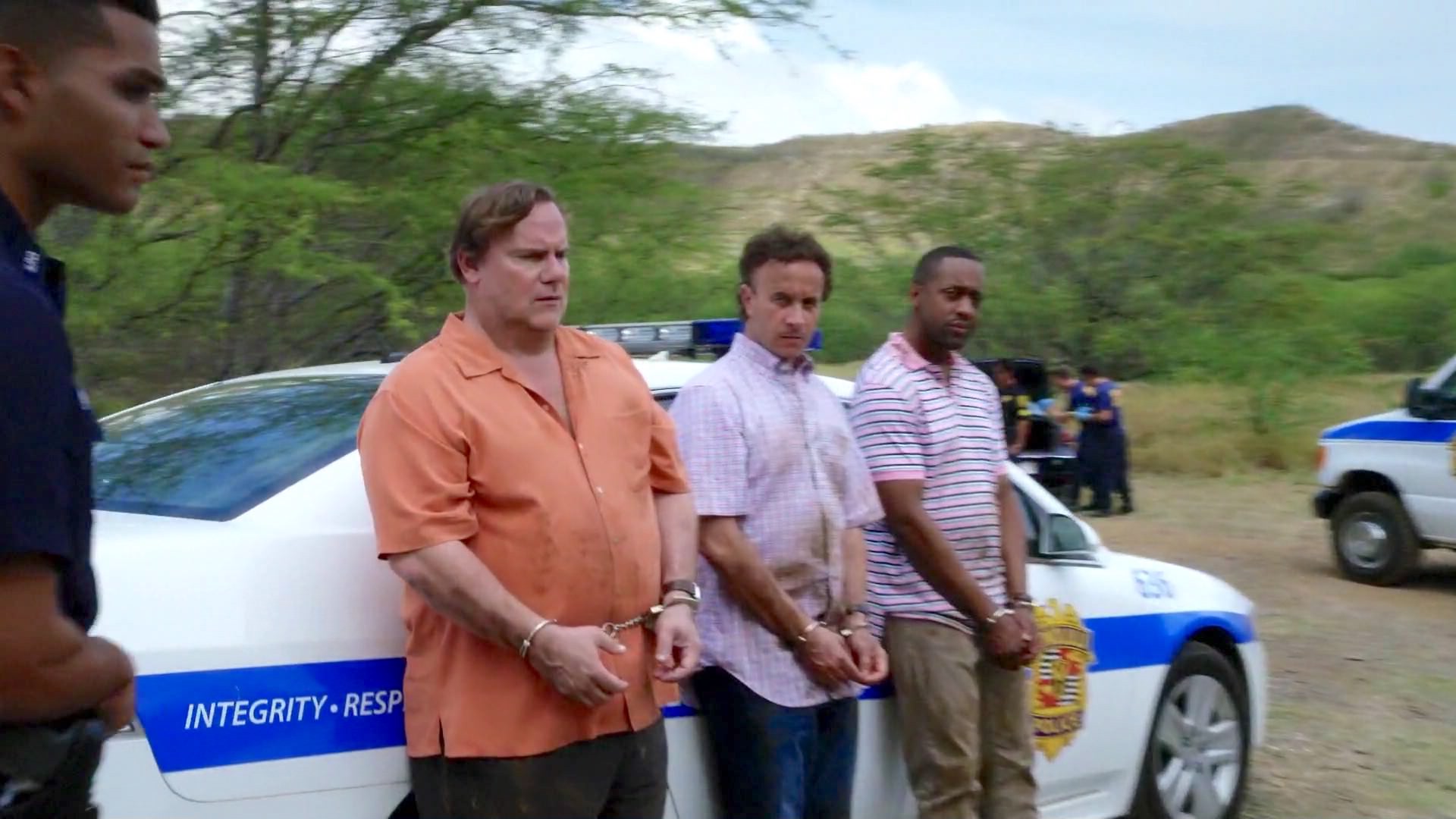 Pauly Shore, Kevin P. Farley, and Jaleel White in Hawaii Five-0 (2010)