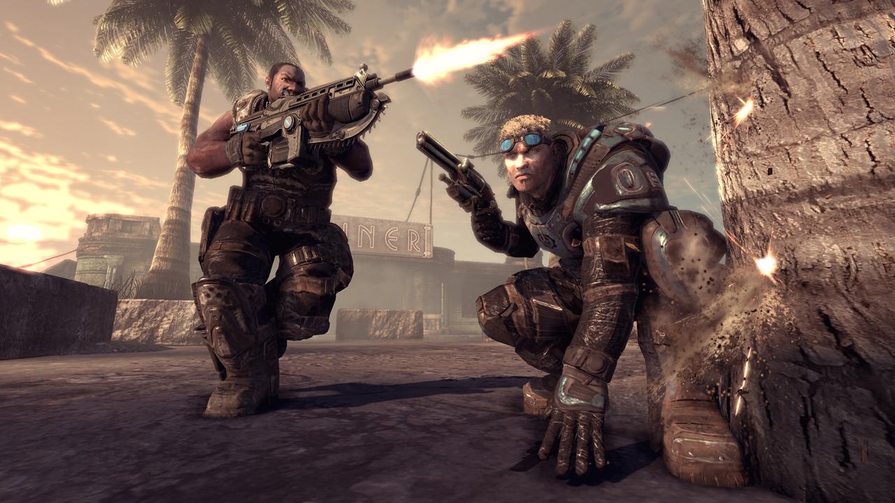 Lester Speight and Fred Tatasciore in Gears of War 2 (2008)