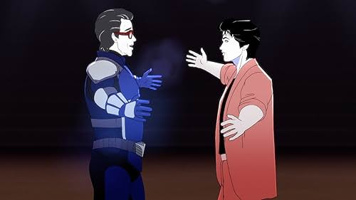 Rob Lowe and Adam West in Moonbeam City (2015)