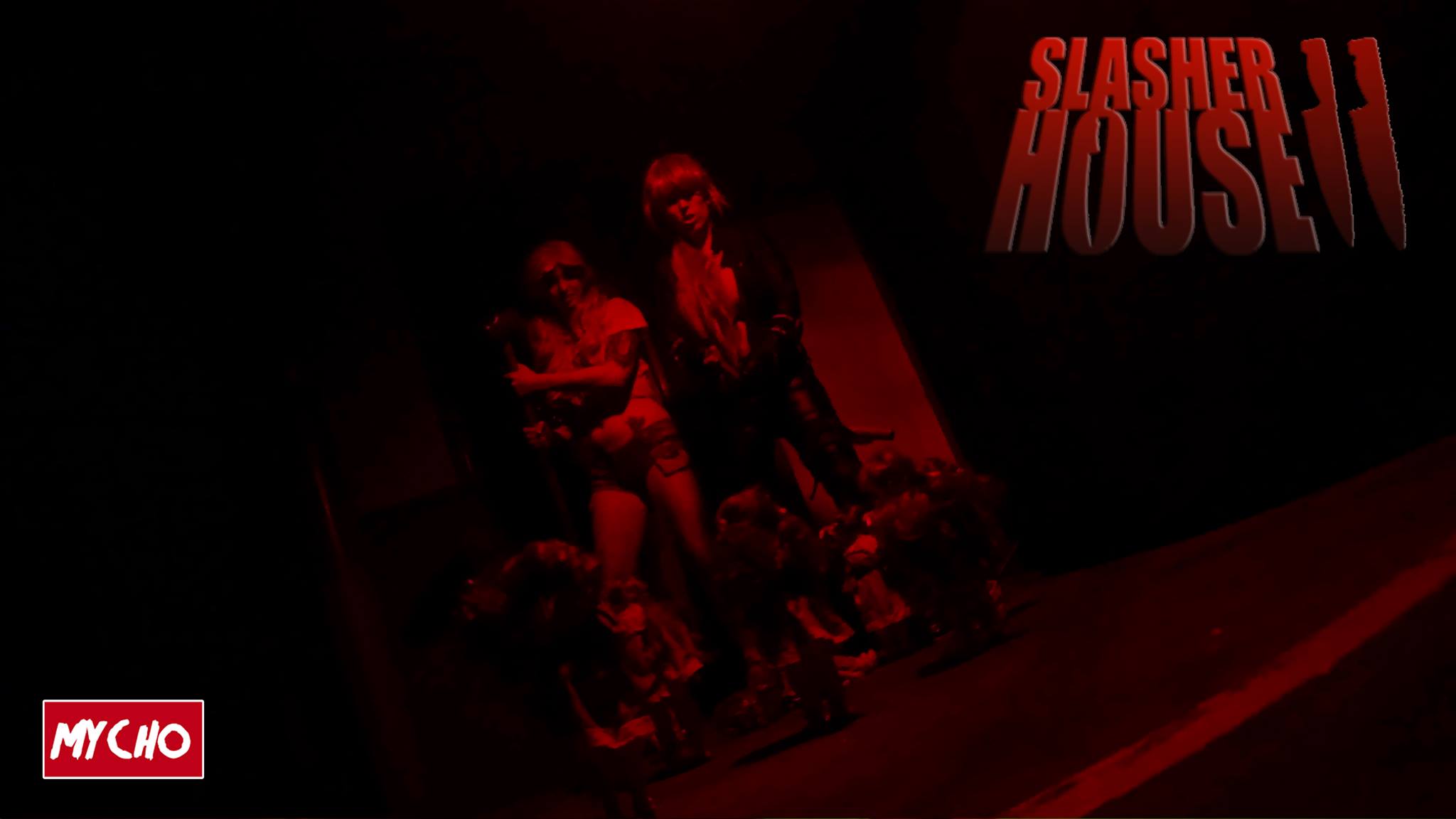 Francesca Louise White and Luna Wolf in Slasher House 2 (2016)