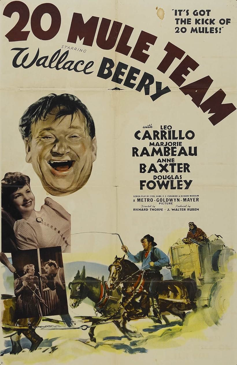 Wallace Beery in 20 Mule Team (1940)