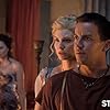 Lucy Lawless, Craig Parker, and Viva Bianca in Spartacus: Blood and Sand (2010)