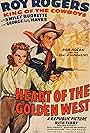 Roy Rogers, Pat Brady, Hugh Farr, Karl Farr, Sons of the Pioneers, Tim Spencer, and Ruth Terry in Heart of the Golden West (1942)