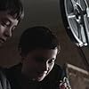 Felicity Jones and Lewis MacDougall in A Monster Calls (2016)