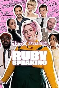 Kiera Lester, Joe Sims, Katherine Kelly, Sam Swainsbury, Jayde Adams, and Jamal Franklin in Ruby Speaking (2023)