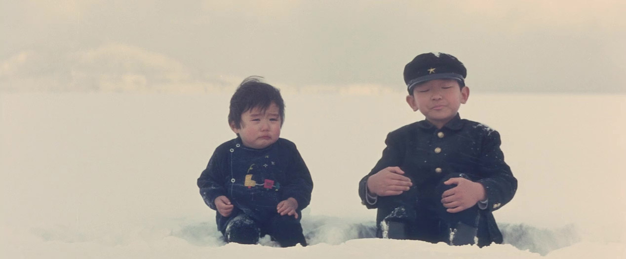 Bin Amatsu and Tsuyoshi Kinoshita in Boy (1969)