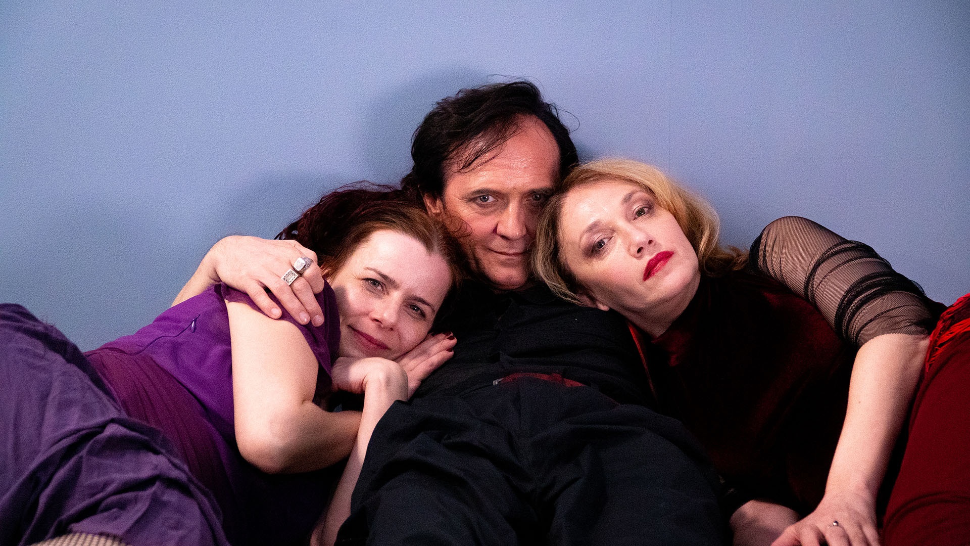 Andrzej Chyra, Evgenia Dodina, and Agata Kulesza in Parquet (2020)