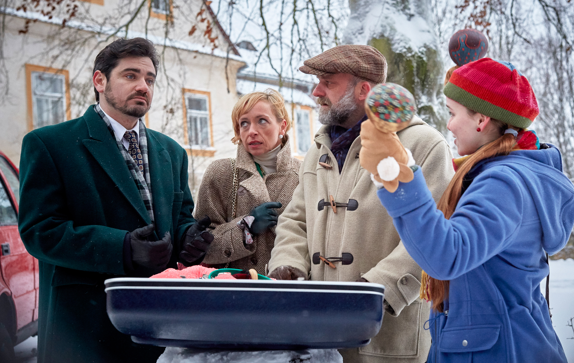 Hynek Cermák, Tatiana Dyková, Yvona Stolarová, and Vojtech Kotek in Poslední aristokratka (2019)