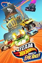 Matt Danner, Ben Diskin, Faruq Tauheed, David Lodge, Nicolas Roye, Doug Erholtz, Jessica Gee-George, and Grant George in Team Hot Wheels: Build the Epic Race (2015)