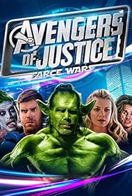 Simon Rex, Amy Smart, Shawn Michaels, Stephen Rannazzisi, and Tony Cavalero in Avengers of Justice: Farce Wars (2018)