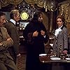 Christopher Lee, Peter Cushing, Alberto de Mendoza, Alice Reinheart, and Silvia Tortosa in Pánico en el Transiberiano (1972)