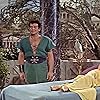 Susan Hayward, Victor Mature, and Barry Jones in Demetrius and the Gladiators (1954)