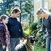 Teri Polo, Martin Cummins, Jordyn Ashley Olson, and Ace in The Christmas Shepherd (2014)