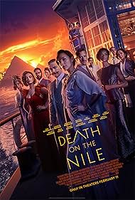 Kenneth Branagh, Annette Bening, Dawn French, Sophie Okonedo, Jennifer Saunders, Russell Brand, Armie Hammer, Gal Gadot, Ali Fazal, Rose Leslie, Letitia Wright, and Tom Bateman in Death on the Nile (2022)