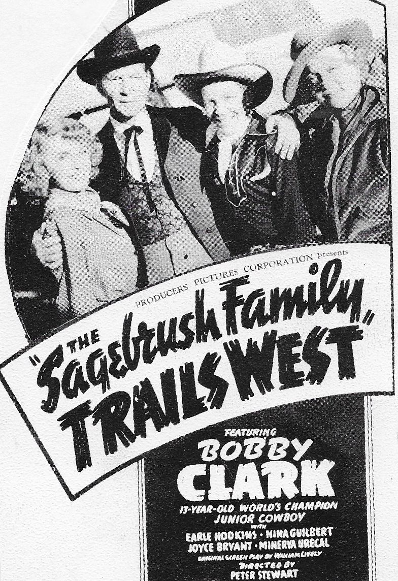 Joyce Bryant, Bobby Clack, Nina Guilbert, and Earle Hodgins in The Sagebrush Family Trails West (1940)