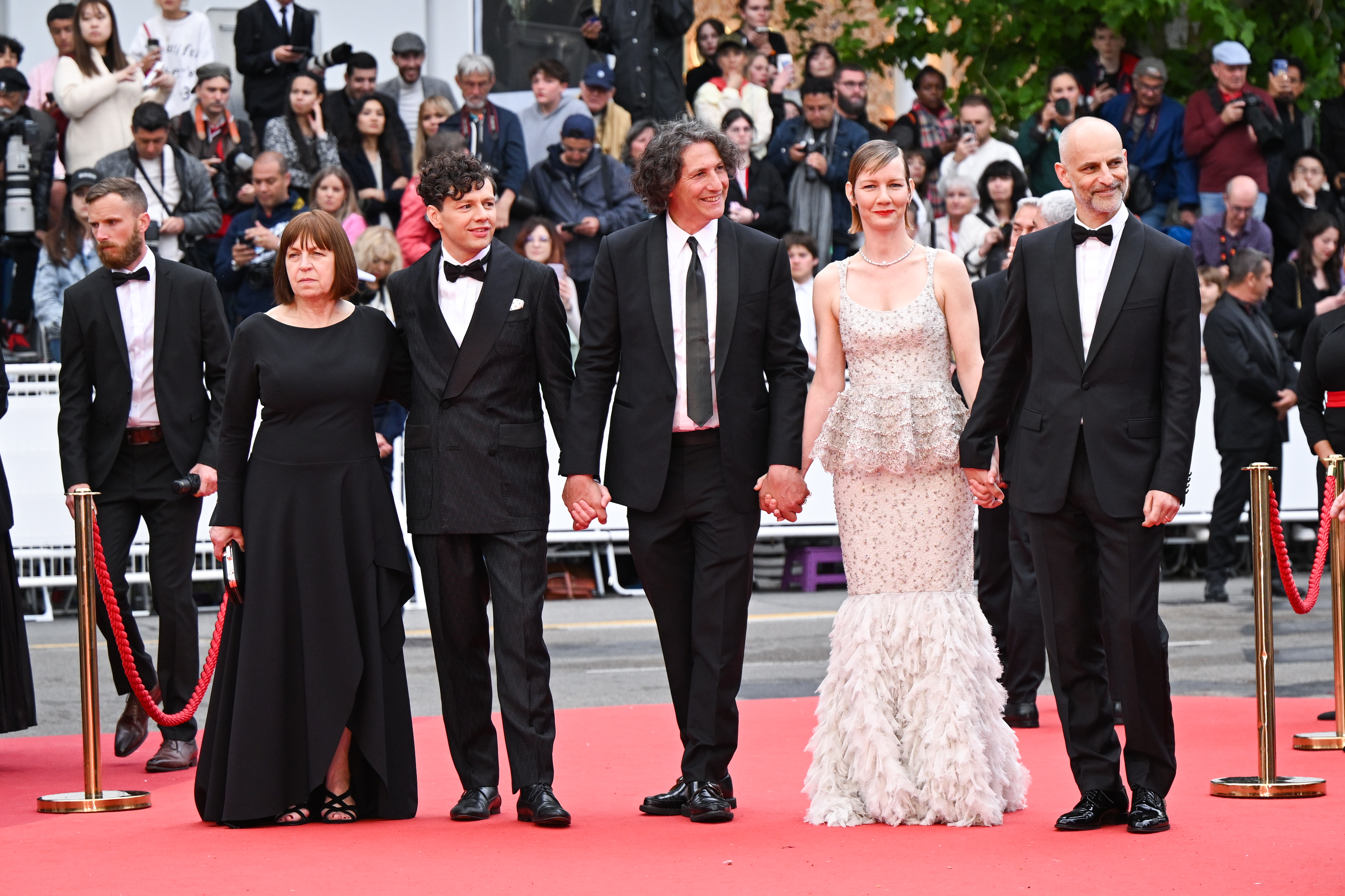 Jonathan Glazer, James Wilson, Sandra Hüller, Ewa Puszczynska, and Christian Friedel