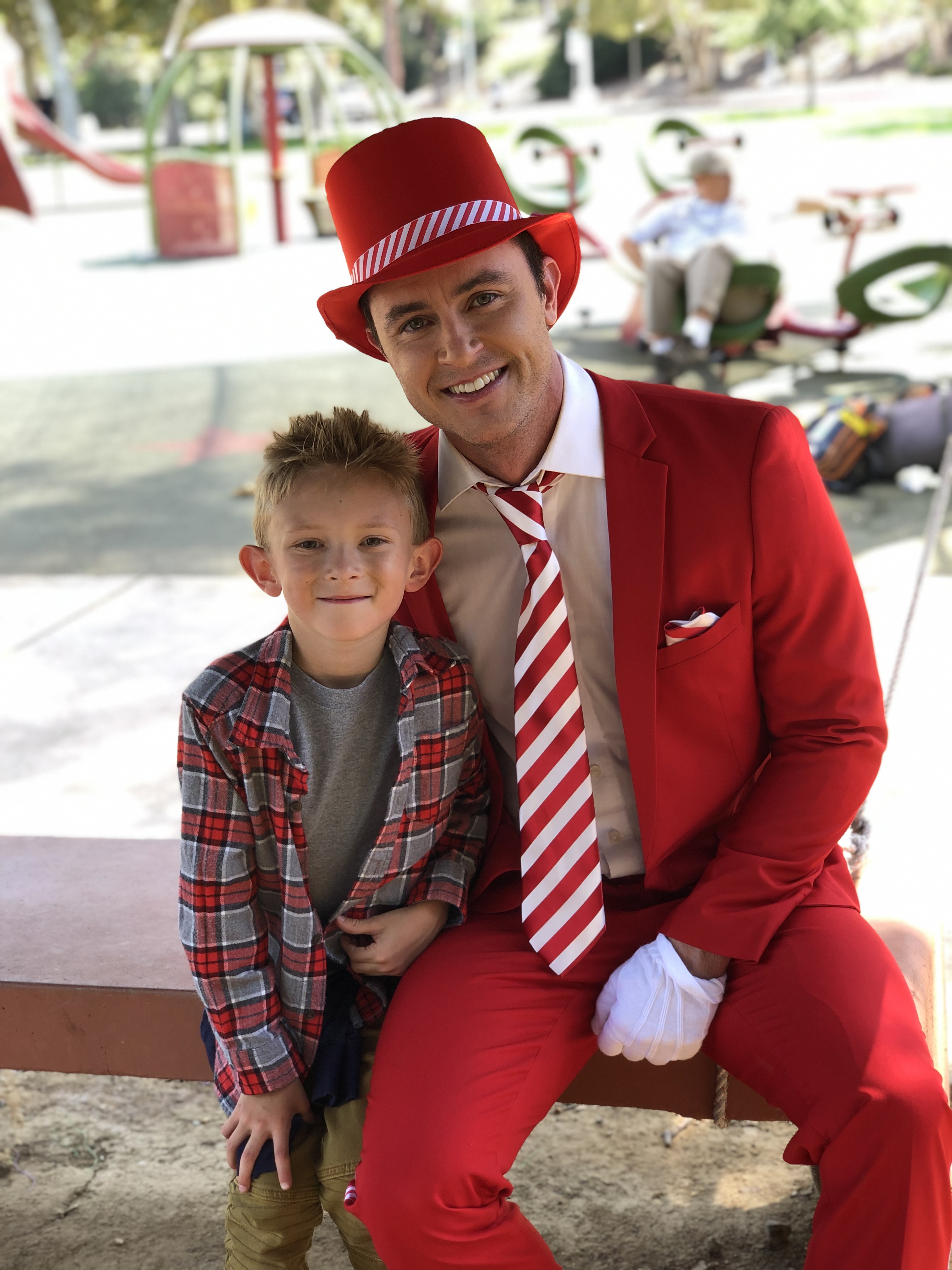 Ryan Kelley and Aiden Arnold in A Beauty & The Beast Christmas (2019)