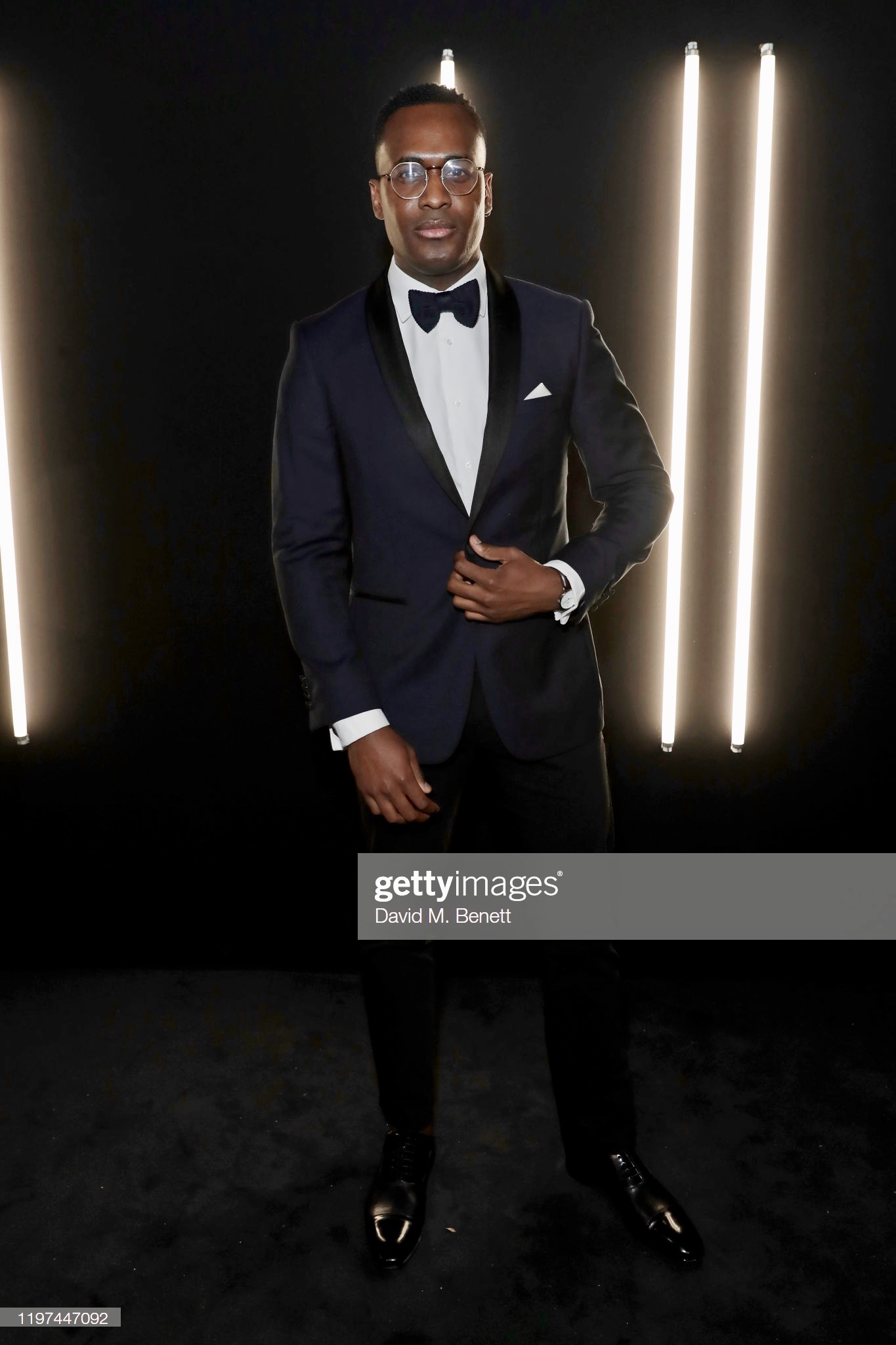 Kadiff Kirwan at the Dunhill Pre Bafta party 2020